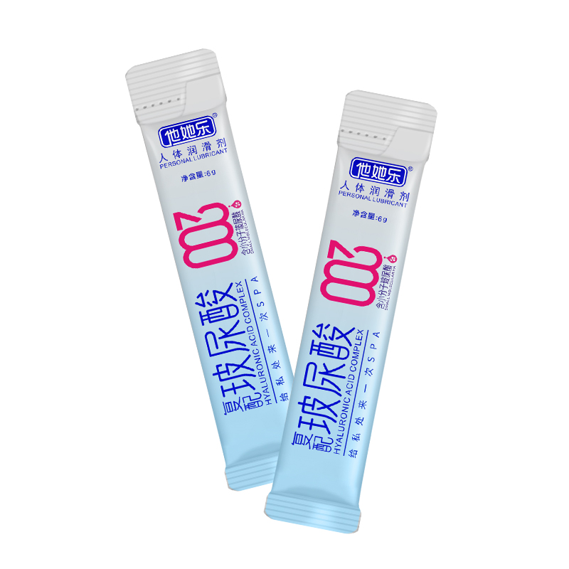 他她樂(lè)復(fù)配玻尿酸潤(rùn)滑劑_小分子玻尿酸SPA_6g便攜裝